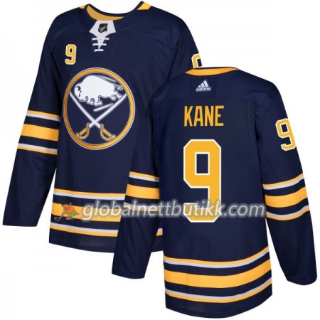 Buffalo Sabres Hockeydrakt Evander Kane 9 2017-2018 Blå Adidas Authentic - Herre